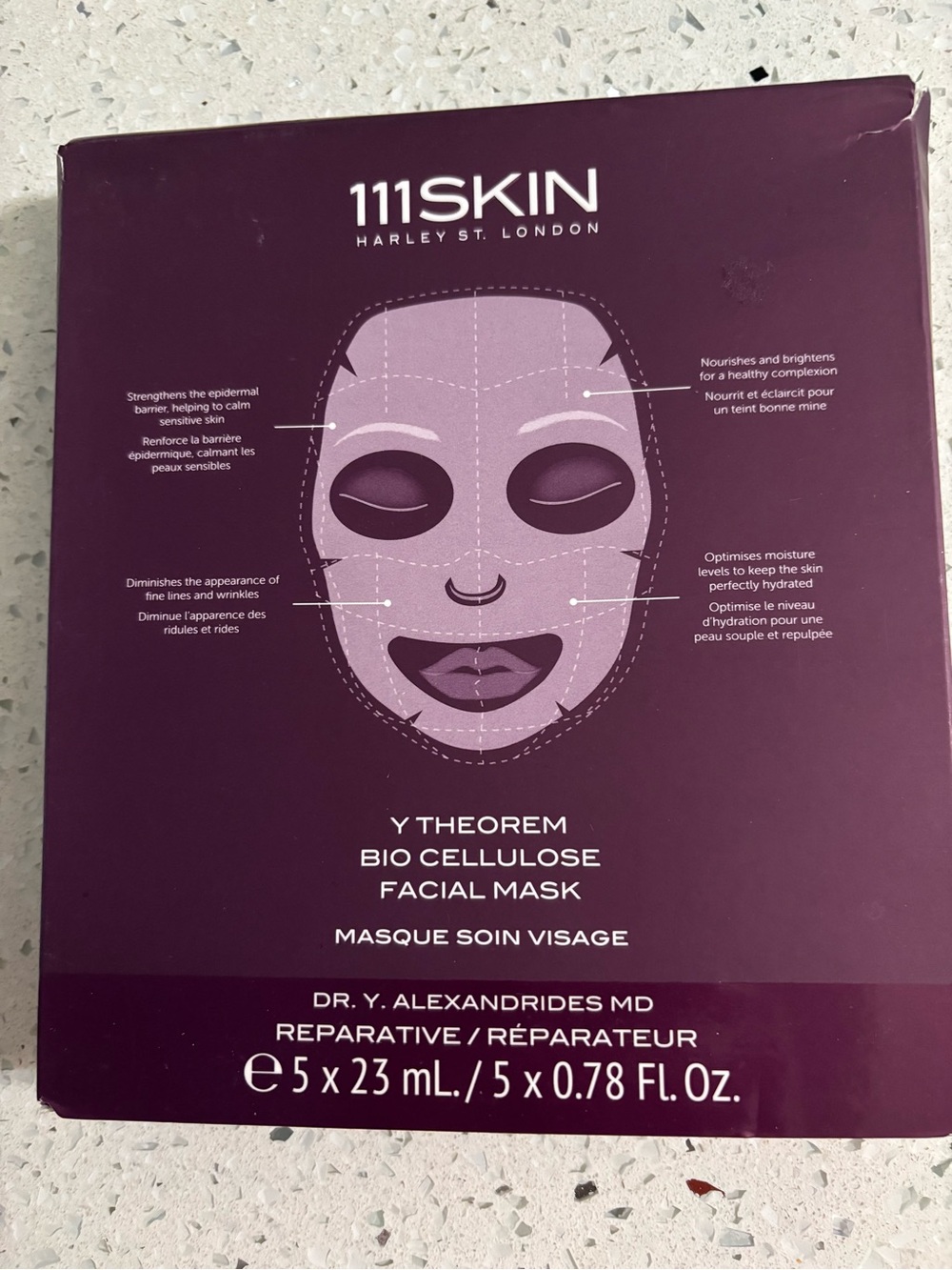 111SKIN Y Theorem Bio-Cellulose Facial Mask – Plum